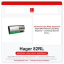 Hager 82RL Advanced Logic Relay Sequencer – Low-Energy Operator Access Control Timing Module