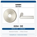 Sargent 8204 OE Trim Storeroom or Closet Mortise Lockset | LA Keyway, Grade 1 Commercial