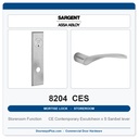 Sargent 8204 CES Trim Storeroom or Closet Mortise Lockset | LA Keyway, Grade 1 Commercial