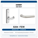 Sargent 8204 FEW Trim Storeroom or Closet Mortise Lockset | LA Keyway, Grade 1 Commercial