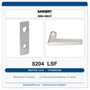Sargent 8204 LSF Trim Storeroom or Closet Mortise Lockset | LA Keyway, Grade 1 Commercial