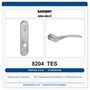 Sargent 8204 TES Trim Storeroom or Closet Mortise Lockset | LA Keyway, Grade 1 Commercial