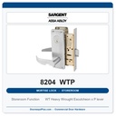 Sargent 8204 WTP Trim Storeroom or Closet Mortise Lockset | LA Keyway, Grade 1 Commercial