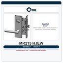 PDQ MR215 HJEW Grade 1 Mortise Deadbolt w/ Dummy Trim – US32D Satin Stainless