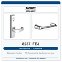 Sargent 8237 FEJ Trim Classroom Mortise Lockset | LA Keyway, Grade 1 Commercial