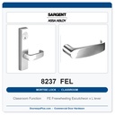 Sargent 8237 FEL Trim Classroom Mortise Lockset | LA Keyway, Grade 1 Commercial