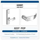 Sargent 8237 FEP Trim Classroom Mortise Lockset | LA Keyway, Grade 1 Commercial