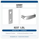 Sargent 8237 LSL Trim Classroom Mortise Lockset | LA Keyway, Grade 1 Commercial
