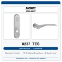 Sargent 8237 TES Trim Classroom Mortise Lockset | LA Keyway, Grade 1 Commercial