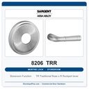 Sargent 8206 TRR Trim Storeroom or Service Mortise Lockset | LA Keyway, Grade 1 Commercial