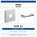 Sargent 8236 EJ Trim Closet Mortise Lockset | LA Keyway, Grade 1 Commercial
