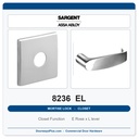 Sargent 8236 EL Trim Closet Mortise Lockset | LA Keyway, Grade 1 Commercial