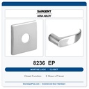 Sargent 8236 EP Trim Closet Mortise Lockset | LA Keyway, Grade 1 Commercial