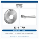 Sargent 8236 TRR Trim Closet Mortise Lockset | LA Keyway, Grade 1 Commercial