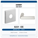 Sargent 8231 EE Trim Utility Mortise Lockset | LA Keyway, Grade 1 Commercial