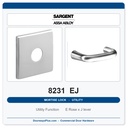 Sargent 8231 EJ Trim Utility Mortise Lockset | LA Keyway, Grade 1 Commercial
