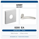 Sargent 8205 EA Trim Office or Entry Mortise Lockset | LA Keyway, Grade 1 Commercial