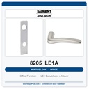 Sargent 8205 LE1A Trim Office or Entry Mortise Lockset | LA Keyway, Grade 1 Commercial