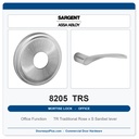 Sargent 8205 TRS Trim Office or Entry Mortise Lockset | LA Keyway, Grade 1 Commercial