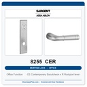 Sargent 8255 CER Trim Office or Entry Mortise Lockset | LA Keyway, Grade 1 Commercial