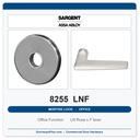 Sargent 8255 LNF Trim Office or Entry Mortise Lockset | LA Keyway, Grade 1 Commercial