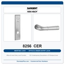 Sargent 8256 CER Trim Office & Inner Entry Lock Mortise Lockset | LA Keyway, Grade 1 Commercial
