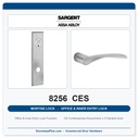 Sargent 8256 CES Trim Office & Inner Entry Lock Mortise Lockset | LA Keyway, Grade 1 Commercial
