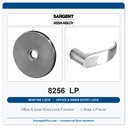 Sargent 8256 LP Trim Office & Inner Entry Lock Mortise Lockset | LA Keyway, Grade 1 Commercial