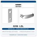 Sargent 8256 LSL Mortise Lockset | Office & Inner Entry | Grade 1 Commercial | LA Keyway