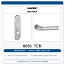 Sargent 8256 TER Trim Office & Inner Entry Lock Mortise Lockset | LA Keyway, Grade 1 Commercial