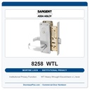 Sargent 8258 WTL Trim Institutional Privacy Mortise Lockset | LA Keyway, Grade 1 Commercial