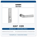 Sargent 8267 CER Trim Institutional Privacy Mortise Lockset | LA Keyway, Grade 1 Commercial