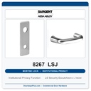 Sargent 8267 LSJ Trim Institutional Privacy Mortise Lockset | LA Keyway, Grade 1 Commercial