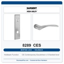 Sargent 8289 CES Trim Holdback Mortise Lockset | LA Keyway, Grade 1 Commercial