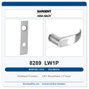 Sargent 8289 LW1P Trim Holdback Mortise Lockset | LA Keyway, Grade 1 Commercial