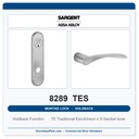 Sargent 8289 TES Trim Holdback Mortise Lockset | LA Keyway, Grade 1 Commercial