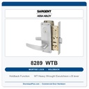 Sargent 8289 WTB Trim Holdback Mortise Lockset | LA Keyway, Grade 1 Commercial