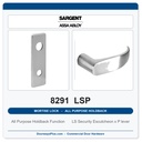 Sargent 8291 LSP Trim All Purpose Holdback Mortise Lockset | LA Keyway, Grade 1 Commercial