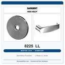 Sargent 8225 LL Trim Dormitory or Exit Mortise Lockset | LA Keyway, Grade 1 Commercial