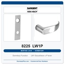 Sargent 8225 LW1P Trim Dormitory or Exit Mortise Lockset | LA Keyway, Grade 1 Commercial