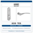 Sargent 8235 TES Trim Storeroom Mortise Lockset | LA Keyway, Grade 1 Commercial
