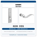 Sargent 8228 CEG Trim Dummy Trim Deadlock Mortise Deadbolt | LA Keyway, Grade 1 Commercial