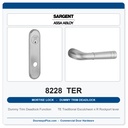 Sargent 8228 TER Trim Dummy Trim Deadlock Mortise Deadbolt | LA Keyway, Grade 1 Commercial