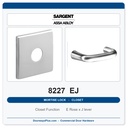Sargent 8227 EJ Trim Closet or Storeroom Mortise Lockset | LA Keyway, Grade 1 Commercial