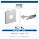 Sargent 8227 EL Trim Closet or Storeroom Mortise Lockset | LA Keyway, Grade 1 Commercial