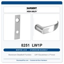 Sargent 8251 LW1P Trim Storeroom Deadbolt Mortise Lockset | LA Keyway, Grade 1 Commercial
