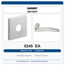 Sargent 8245 EA Trim Dormitory or Exit Mortise Lockset | LA Keyway, Grade 1 Commercial