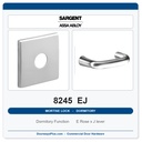 Sargent 8245 EJ Trim Dormitory or Exit Mortise Lockset | LA Keyway, Grade 1 Commercial