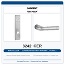 Sargent 8242 CER Trim Classroom Security Intruder Latchbolt Mortise Lockset | LA Keyway, Grade 1 Commercial