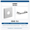 Sargent 8242 EJ Trim Classroom Security Intruder Latchbolt Mortise Lockset | LA Keyway, Grade 1 Commercial
